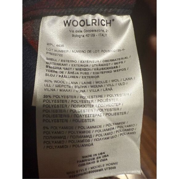 WOOLRICH Italian wool blend button down - Picture 5 of 8